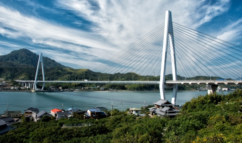 Bridge Between Innoshima and Ikuchi Islands, Japan